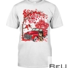 Long Haired Chihuahua Valentine Day Tree Truck Heart Shirt