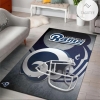 Los Angeles Rams Nfl Football Team Area Rug Rugs For Living Room Rug Home Decor