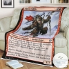 Mh1 117 Alpine Guide MTG Game Magic The Gathering Blanket