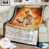 Mid 239 Sacred Fire MTG Game Magic The Gathering Blanket
