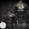 Nashville Predators Moto Leather Jacket