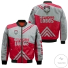 New Mexico Lobos Football Bomber Jacket - Stripes Cross Shoulders - NCAA
