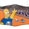 New York Islanders NHL Simpson 3D Face Mask