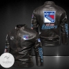 New York Rangers Moto Leather Jacket