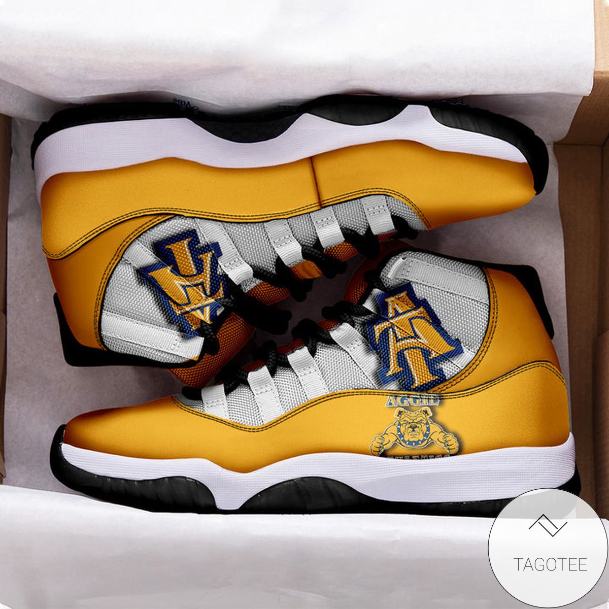 North Carolina A&T Aggies Sneaker NCAA Air Jordan 11 Shoes