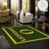 Oregon Ducks Area Rug Football Living Room Carpet Home Floor Decor RB7A8E7E6696