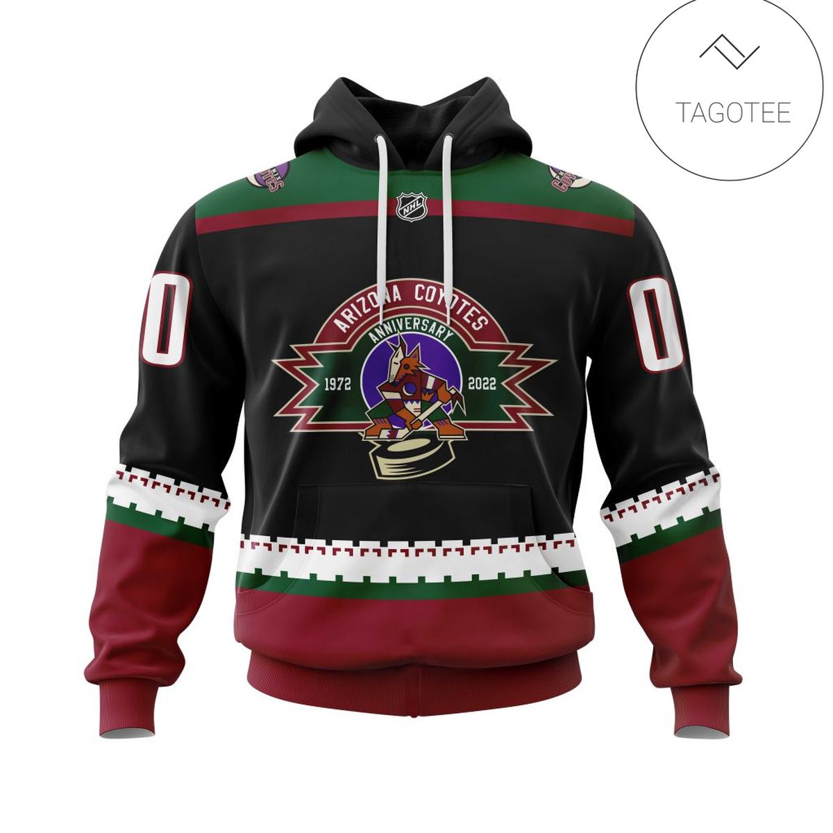 Personalized Arizona Coyotes Specialized 2022 Concepts With 50 Years Anniversary Hoodie