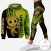 Personalized Baby Groot Plant Green Hoodie And Leggings