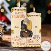 Personalized Best Friends Are Hard To Find - Gift For Bestie - Candle Holder