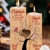 Personalized Cardinals Memorial Candle Holder
