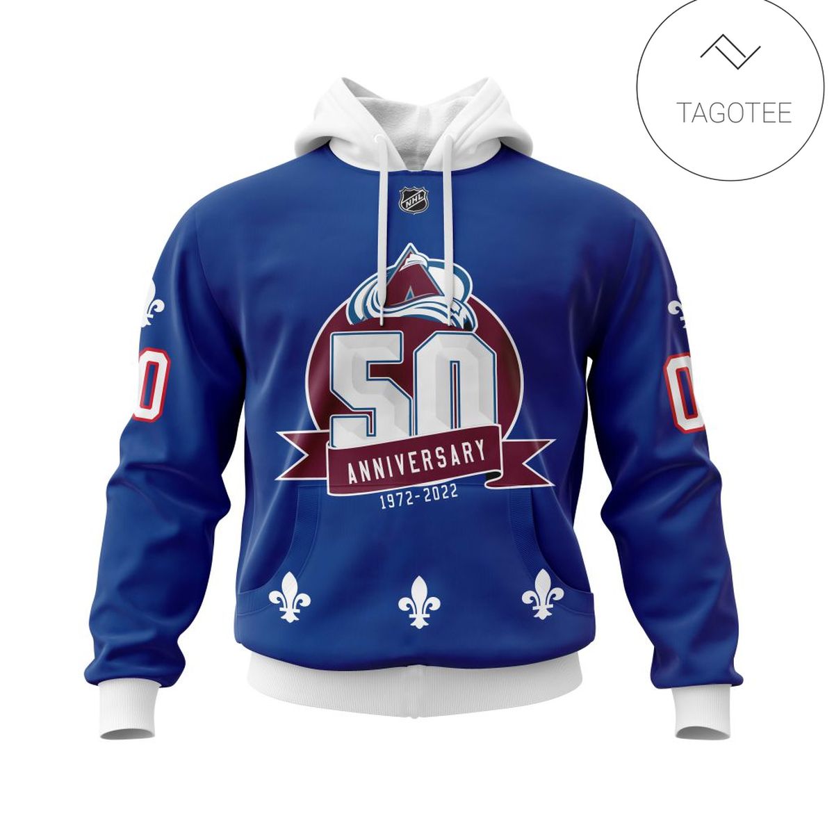 Personalized Colorado Avalanche Specialized 2022 Concepts With 50 Years Anniversary Hoodie
