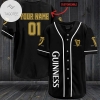 Personalized Guinness Logo Baseball Jersey Shirt