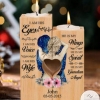 Personalized He Is My Guardian Angel Valentine Candle Holder