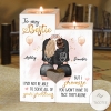 Personalized I Promise You Won't Have To Face Them Alone - Candle Holder