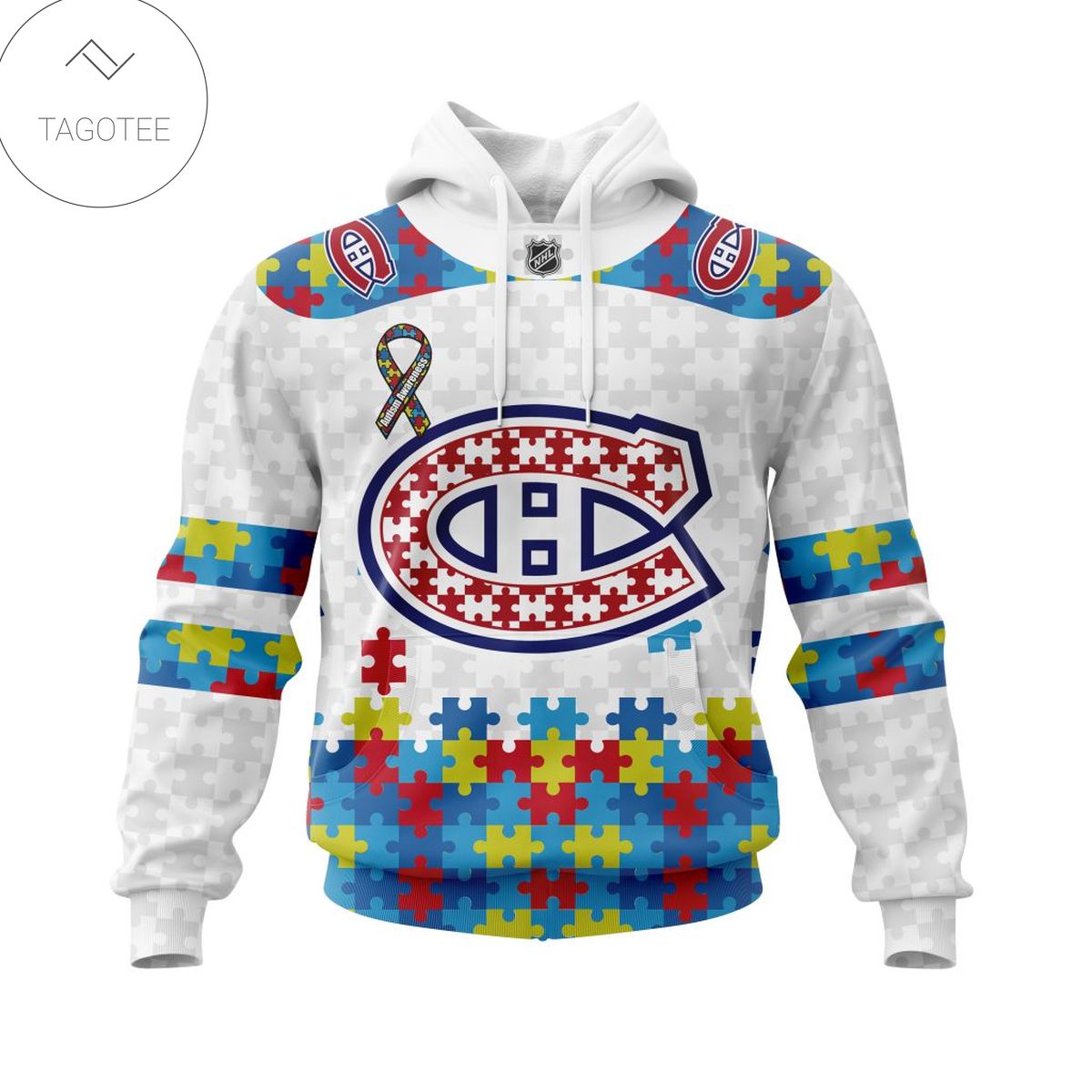 Personalized Montreal Canadiens Autism Awareness Hoodie