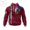 Personalized NFL Atlanta Falcons Name & Number With United States Flag Hoodie