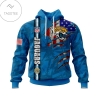 Personalized NFL Jacksonville Jaguars Name & Number With United States Flag Hoodie