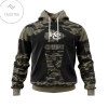 Personalized NFL Kansas City Chiefs Honors Veterans And Military Members Hoodie