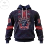 Personalized NHL New York Rangers Native American Pattern Hoodie