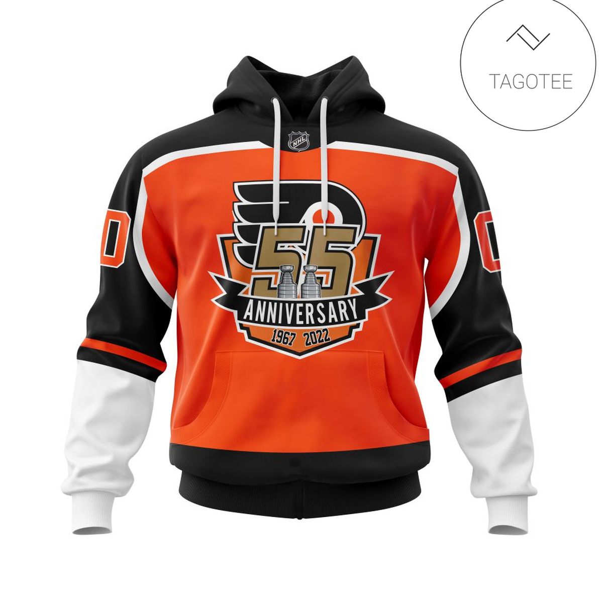 Personalized Philadelphia Flyers Specialized 2022 Concepts With 55 Years Anniversary Hoodie