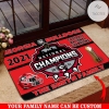 Personalized Sport Georgia Bulldogs College Football Playoff National Championship Doormat