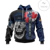 Personalized Vancouver Canucks Skull Hoodie