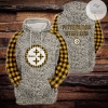 Pittsburgh Steelers Plaid Flannel All Over Print Hoodie