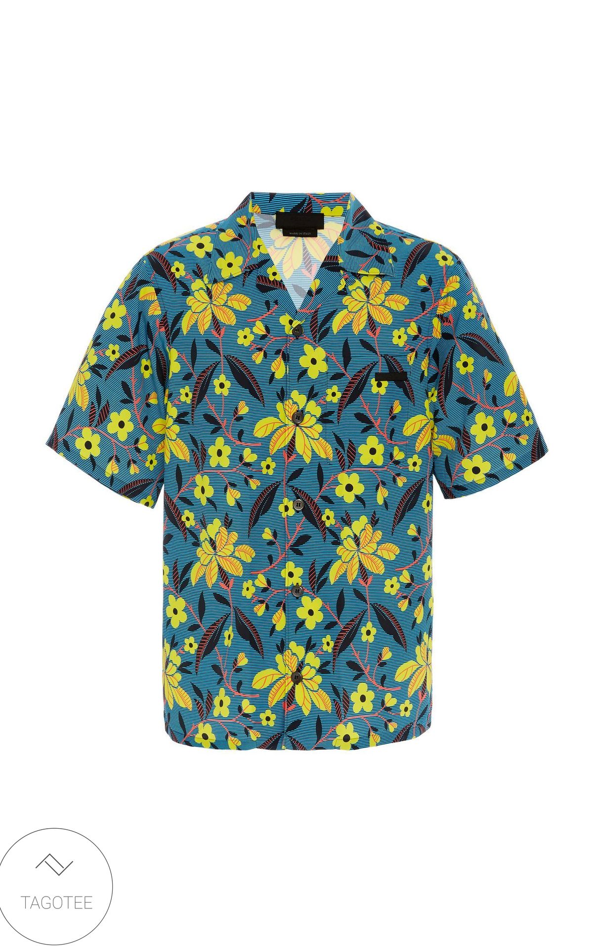 Prada Floral Print Hawaiian Shirt
