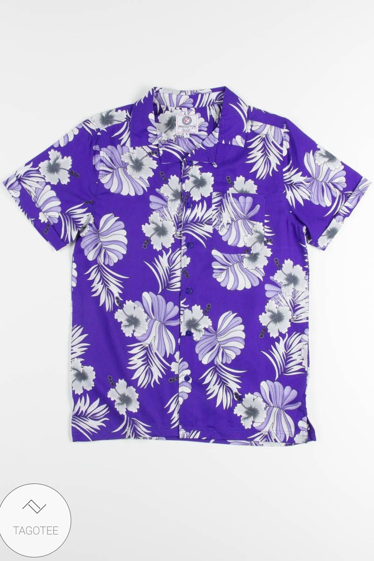 Purple Hibiscus Hawaiian Shirt