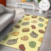Pusheen Cat And Food Area Rug Carpet