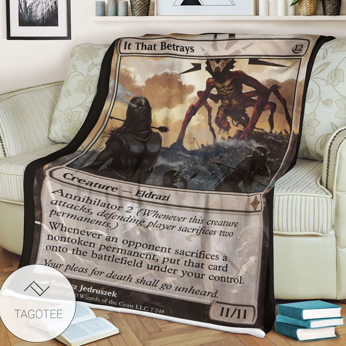 Roe 7 It That Betrays Game MTG Magic The Gathering Blanket