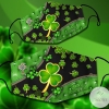 St Patrick's Day Clover Leaf Face Mask