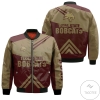Texas State Bobcats Football Bomber Jacket - Stripes Cross Shoulders - NCAA