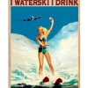 That's What I Do I Waterski I Drink And I Know Things Poster