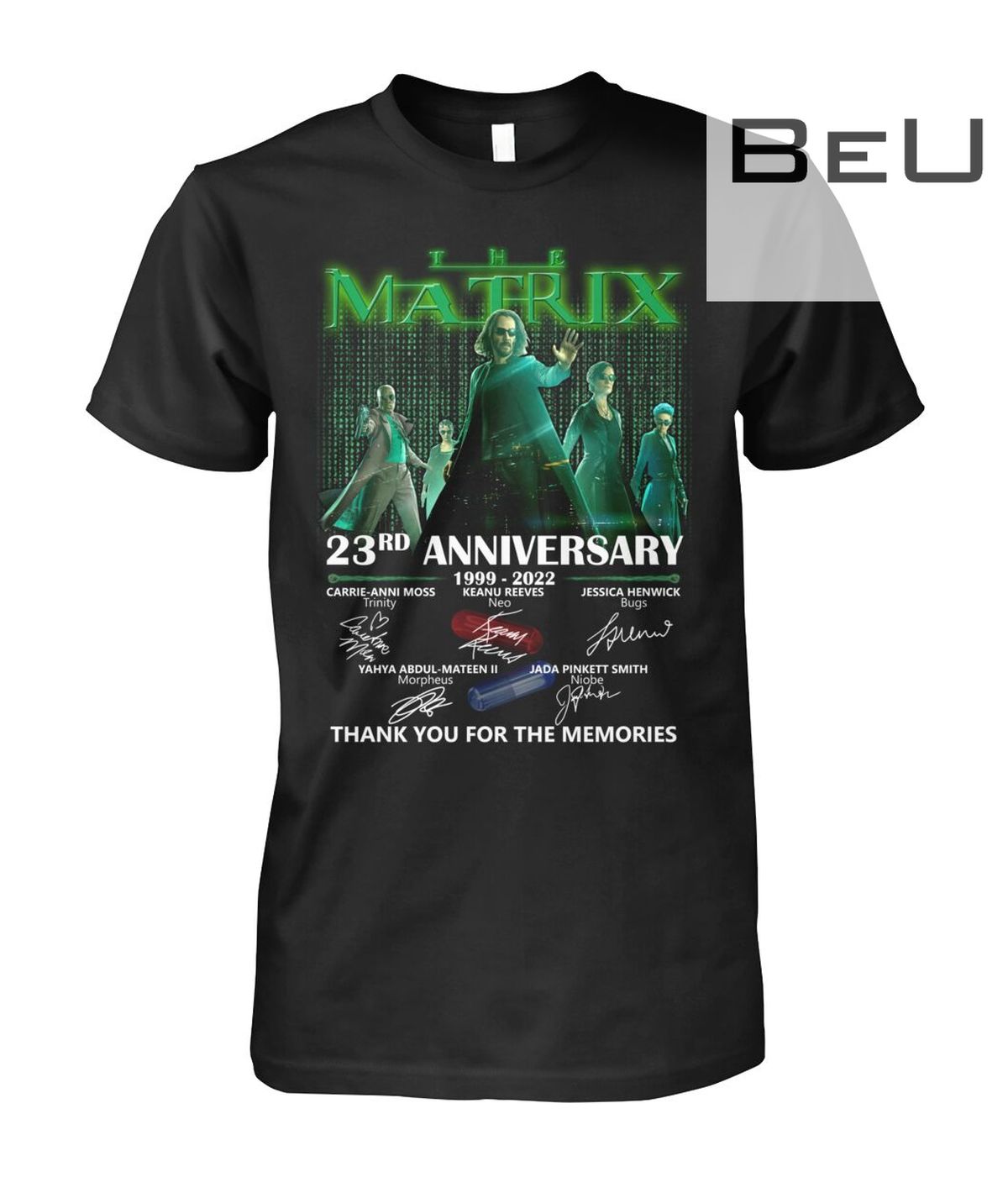 The Matrix 23rd Anniversary Thank You For The Memories Shirt