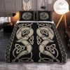 The Sons Of Fenrir Skoll And Hati Viking Quilt Bedding Set