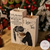 To My Husband - I Love You Wooden Candle Holders