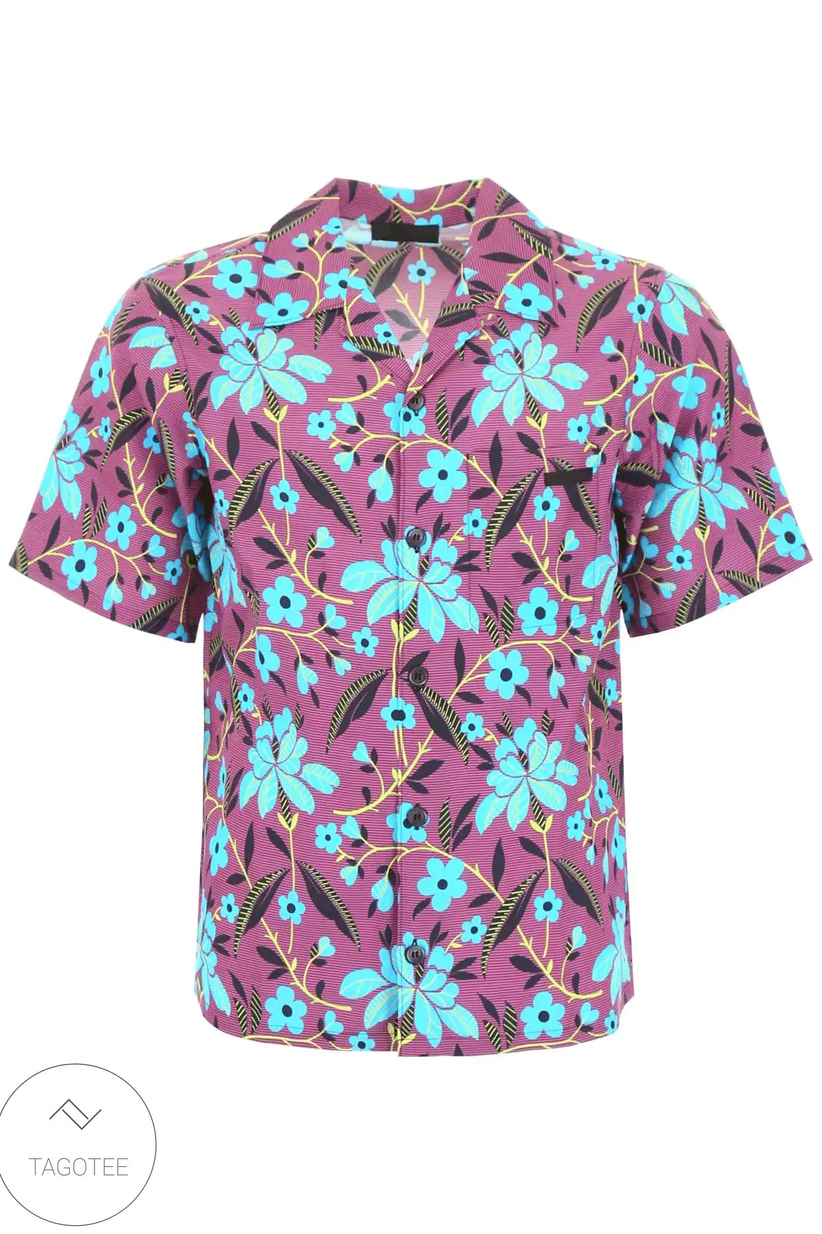 Tropical Flowers Hawaiian Shirt