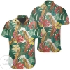 Tropical Leaves Flowers And Birds Floral Jungle Hawaiian Shirt