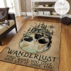 Wanderlust Find What You Love and Let It Save You Area Rug Floor Decor Area Rug - Home Decor - Bedroom Living Room Decor
