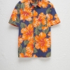 Wela Orange Flowers Hawaiian Shirt