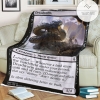 Znr 100 Dreadwurm MTG Game Magic The Gathering Fleece Blanket