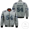54 Jaylon Smith Cowboys Jersey Inspired Style Bomber Jacket