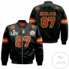87 Travis Kelce Kannas City 1 Jersey Inspired Style Bomber Jacket