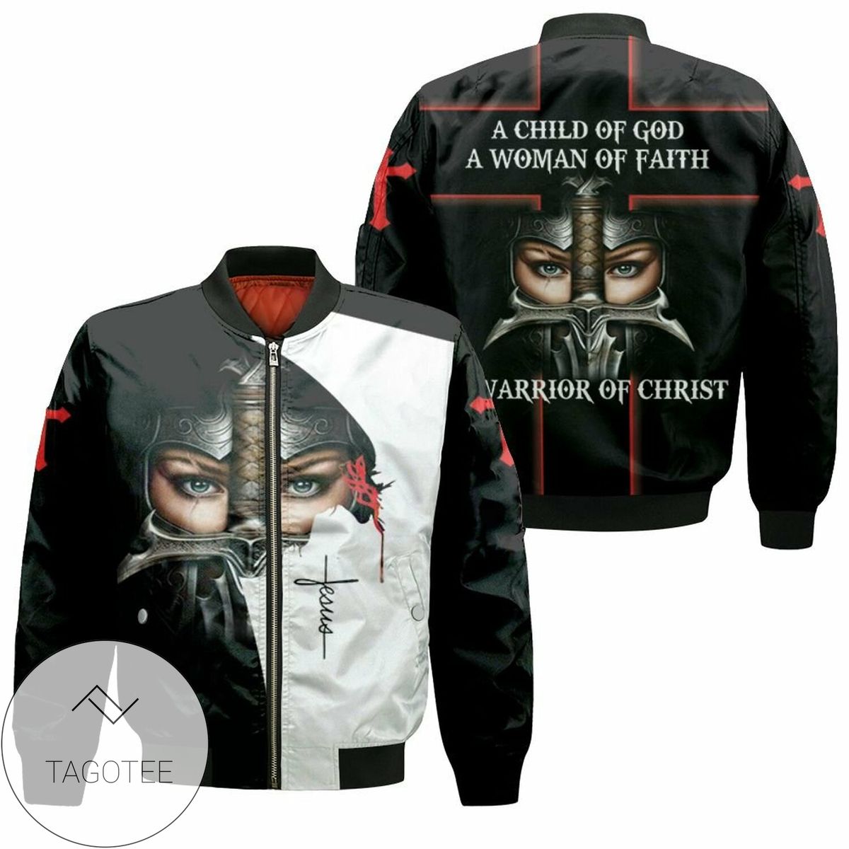A Child Of God A Woman Of Faith A Warrior Of Christ For Fan 3D T Shirt Hoodie Sweater Jersey Bomber Jacket