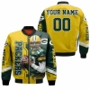 Aaron Rodgers 12 Green Bay Packers Nfl Season Champion Thanks Super Bowl Personalized Bomber Jacket