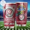 Alabama Crimson Tide NCAA Grateful Dead Custom Name Stainless Steel Tumblers Cup 20 oz Drinkware Personalized Gifts