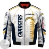 Angeles Chargers 3d Printed Unisex Bomber Jacket