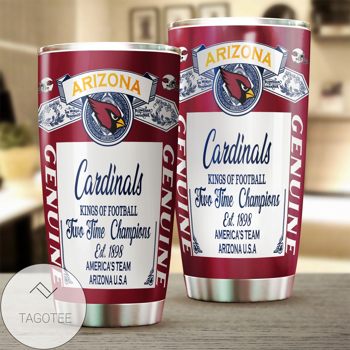 Arizona Cardinals Budweiser Tumbler Cup