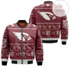 Arizona Cardinals Nfl Ugly Sweatshirt Christmas 3D Bomber Jacket